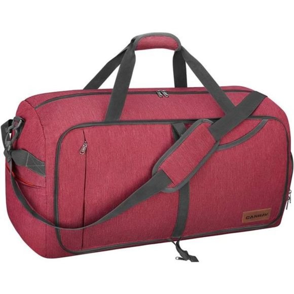 65l Travel Duffel Bag, Beetles Red - Picture 1 of 6